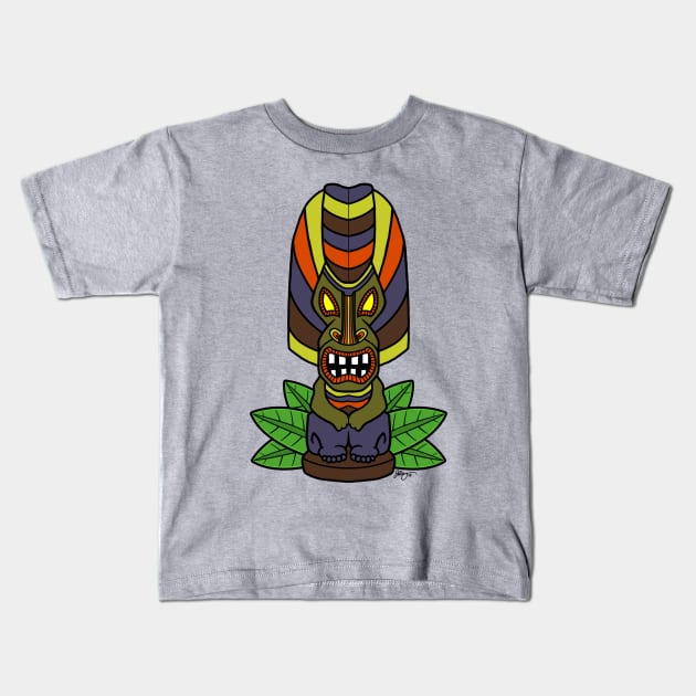 The Great Tiki Kids T-Shirt by fakelarry